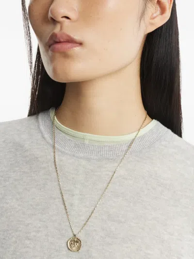 Maison Kitsuné Fox Pendant Necklace In Gold
