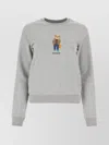 Maison Kitsuné Fox Print Cotton Sweatshirt In Neutrals