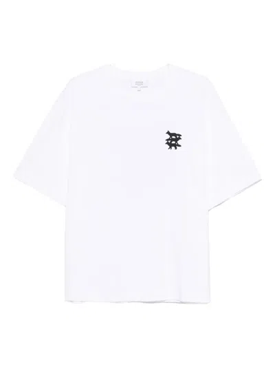 Maison Kitsuné Stunt Fox Oversized Fit T-shirt Clothing In White
