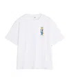 Maison Kitsuné T-shirt With Dressed Fox Embroidery In White