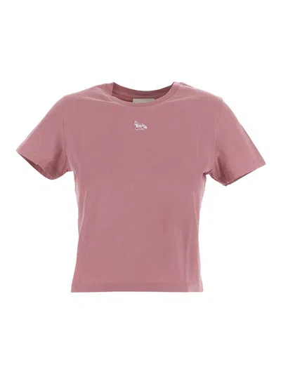 Maison Kitsuné Fox T-shirt In Pink