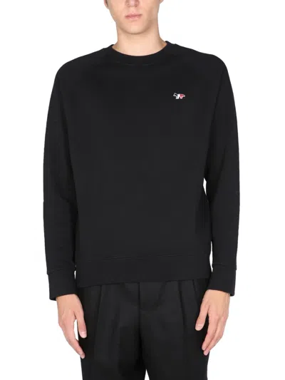 MAISON KITSUNÉ FOX TRICOLOR PATCH SWEATSHIRT