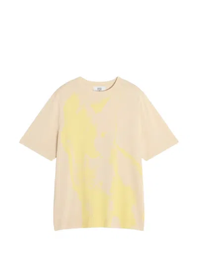 Maison Kitsuné Fox-print T-shirt In Neutral