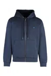 Maison Kitsuné Zip-up Hoodie Featuring Fox Patch