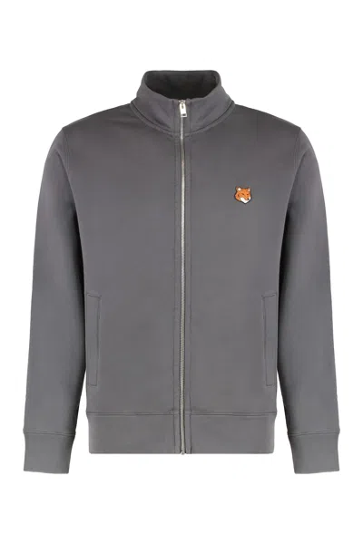 MAISON KITSUNÉ FULL-ZIP SWEATSHIRT IN COTTON