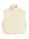 Maison Kitsuné Funnel-neck Padded Jacket In Neutral