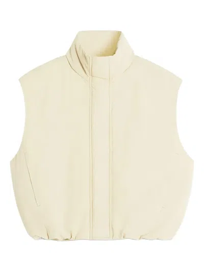 Maison Kitsuné Funnel-neck Padded Jacket In Neutral