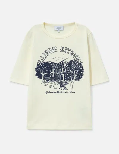 Maison Kitsuné Galerie De Montpensier Fitted T-shirt In White