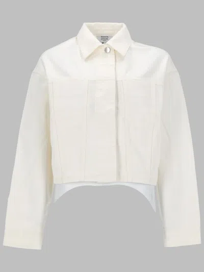Maison Kitsuné Cotton Sports Jacket For Women In White