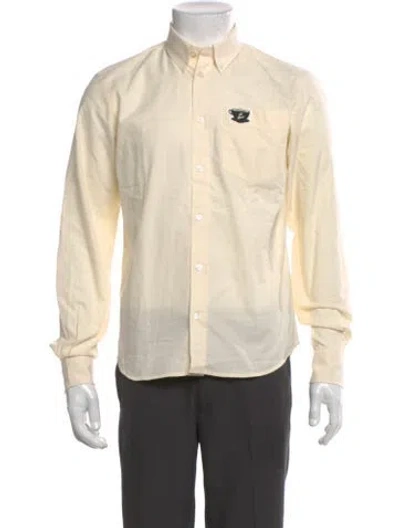 Pre-owned Maison Kitsuné Graphic Print Long Sleeve Shirt W/ Tags In Neutral