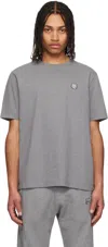 Maison Kitsuné Gray Bold Fox Head Patch Comfort T-shirt In H131 Medium Grey Mel