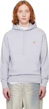 Maison Kitsuné Fox Head' Grey Cotton Sweatshirt