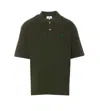 Maison Kitsuné Bold Fox Head Patch Oversize Polo In Green