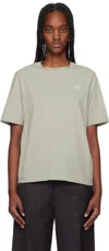 Maison Kitsuné Baby Fox-patch T-shirt In 0094 Court Green