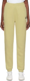 Maison Kitsuné Green Bold Fox Head Lounge Pants In P357 Canvas