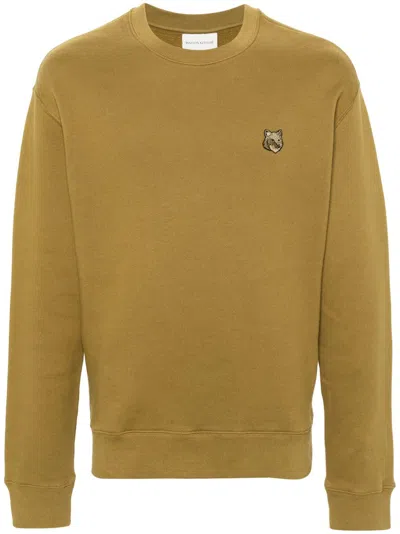 Maison Kitsuné Green Bold Fox Head Sweatshirt