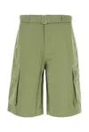 Maison Kitsuné Bermuda Shorts With Belt Loops And Pockets