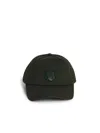 Maison Kitsuné Green Cotton Cap In Ranger Green