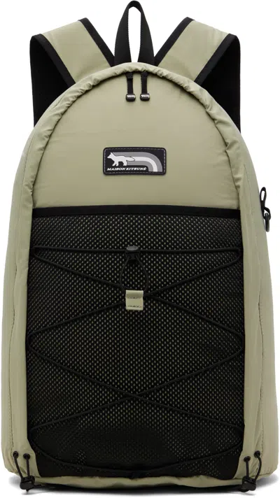 Maison Kitsuné Green Flash Fox Backpack