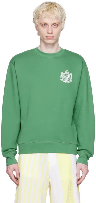 Maison Kitsuné Green Hotel Olympia Edition Crest Sweatshirt