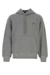 Maison Kitsuné Fox Head Hoodie In Gray