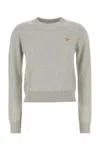 Maison Kitsuné Maison Kitsune Grey Wool Sweater In Gray