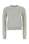 Maison Kitsuné Maison Kitsune Grey Wool Sweater In Gray