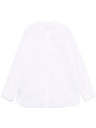 Maison Kitsuné Grid Pattern Shirt In White