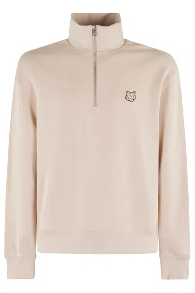 MAISON KITSUNÉ HALF ZIPPED SWEATSHIRT