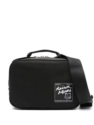 Maison Kitsuné Handbags In Black