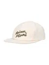 Maison Kitsuné Handwriting 5p Cap In Bianco