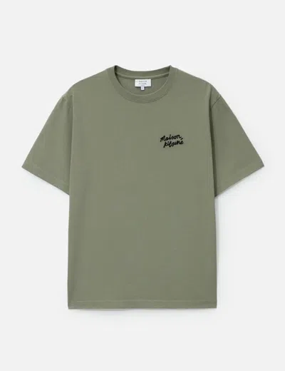 Maison Kitsuné Handwriting Comfort T-shirt In Multi