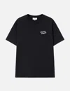Maison Kitsuné Maison Kitsune Handwriting Comfort T-shirt In Black