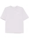 Maison Kitsuné Handwriting Comfort T-shirt In Purple