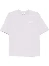 Maison Kitsuné Handwriting Comfort T-shirt In Purple