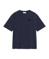 Maison Kitsuné Maison Kitsune Handwriting Comfort Tee-shirt In Blue