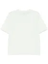 Maison Kitsuné Handwriting Comfort Tee-shirt In Mint Ice