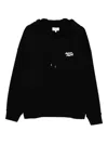 Maison Kitsuné Handwriting Hoodie In Black