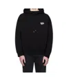 Maison Kitsuné Handwriting Hoodie In Black