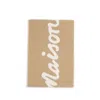 Maison Kitsuné Maison Kitsune Handwriting Scarf In Neutral