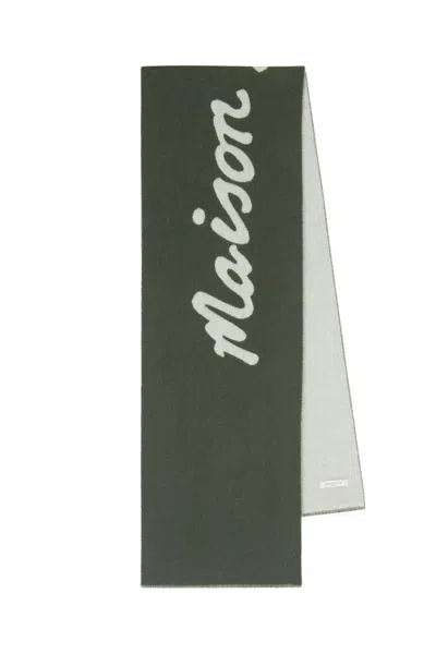 MAISON KITSUNÉ MAISON KITSUNE HANDWRITING SCARF