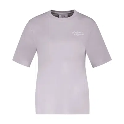 Maison Kitsuné Handwriting T In Purple