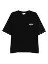 Maison Kitsuné Maison Kitsune Handwriting T Shirt Black In Black