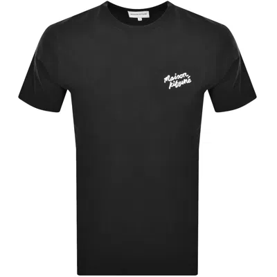 Maison Kitsuné Maison Kitsune Handwriting T Shirt Black
