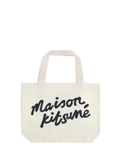Maison Kitsuné Maison Kitsune Handwriting Tote Bag