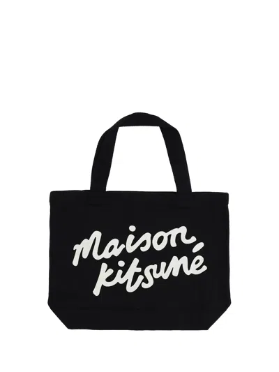 Maison Kitsuné Maison Kitsune Handwriting Tote Bag