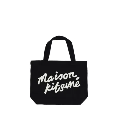 Maison Kitsuné Maison Kitsune Handwriting Tote Women's Bag