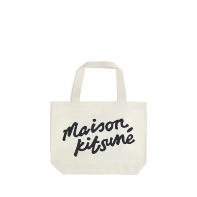 Maison Kitsuné Maison Kitsune Handwriting Tote Women's Bag