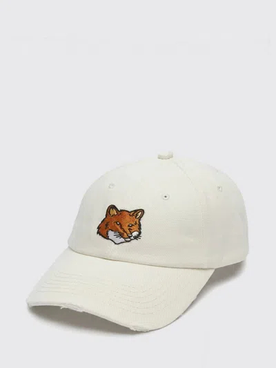 Maison Kitsuné Hat Men  In White
