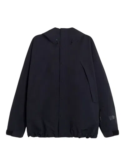 Maison Kitsuné Hooded Jacket In Blue